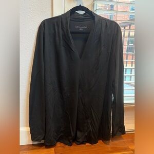 Soft Surroundings Elegant Black Shirt